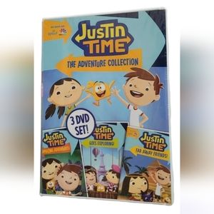 Justin Time: The Adventure Collection (DVD, 2013) 3 DVD Set!